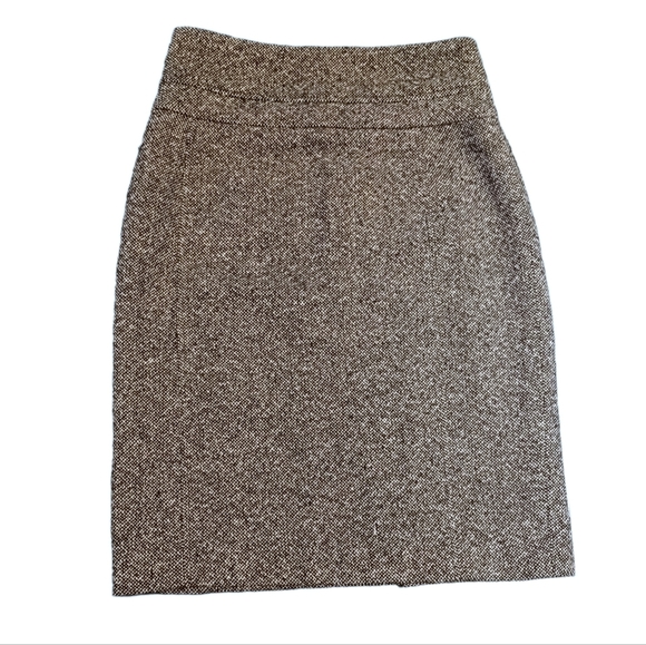 Club Monaco wool blend charcoal grey midi pencil skirt - Picture 1 of 6
